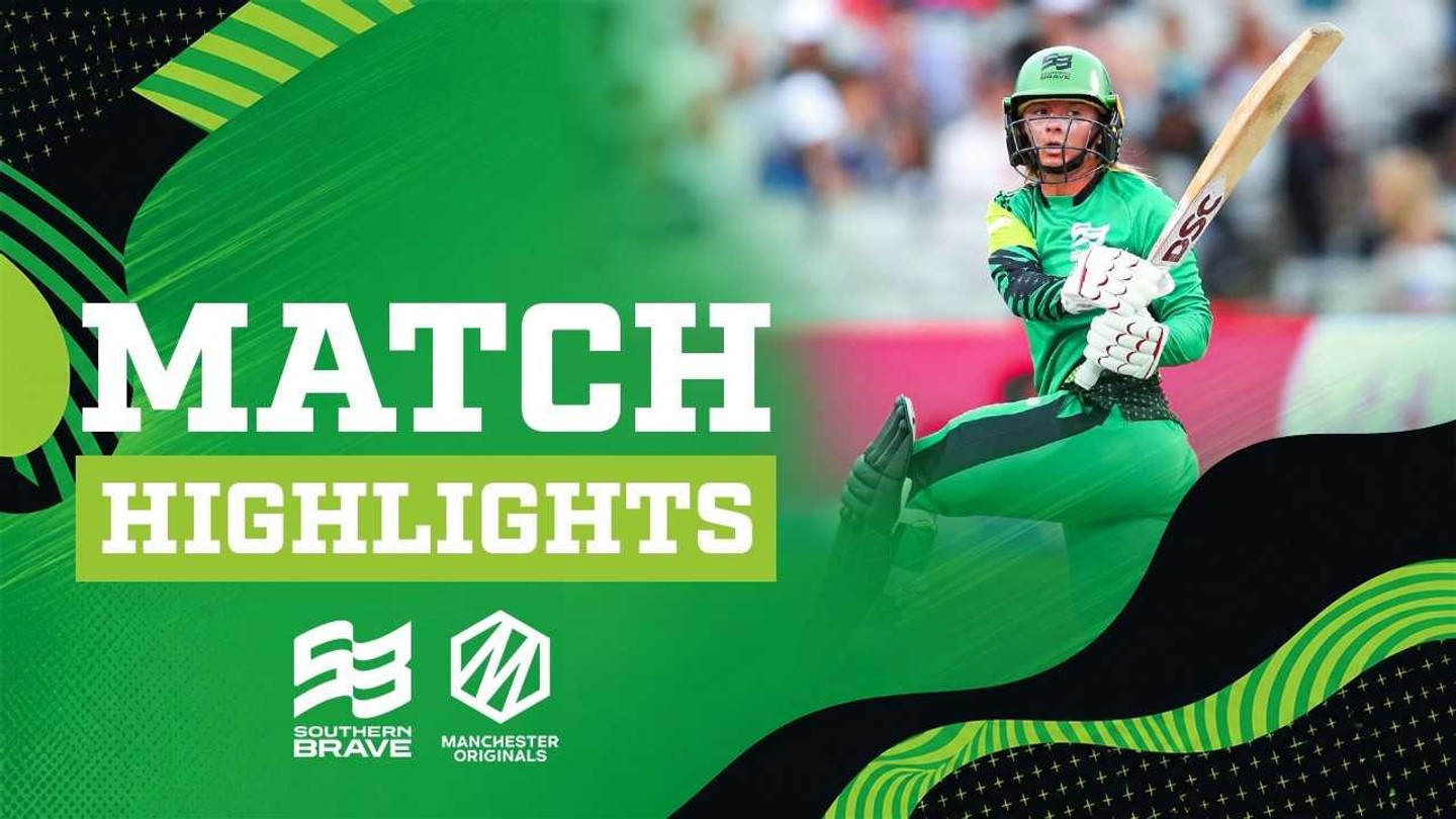 Wyatt Powered Brave Straight to Lord’s 💥 | Southern Brave vs Manchester Originals (2023) Highlights