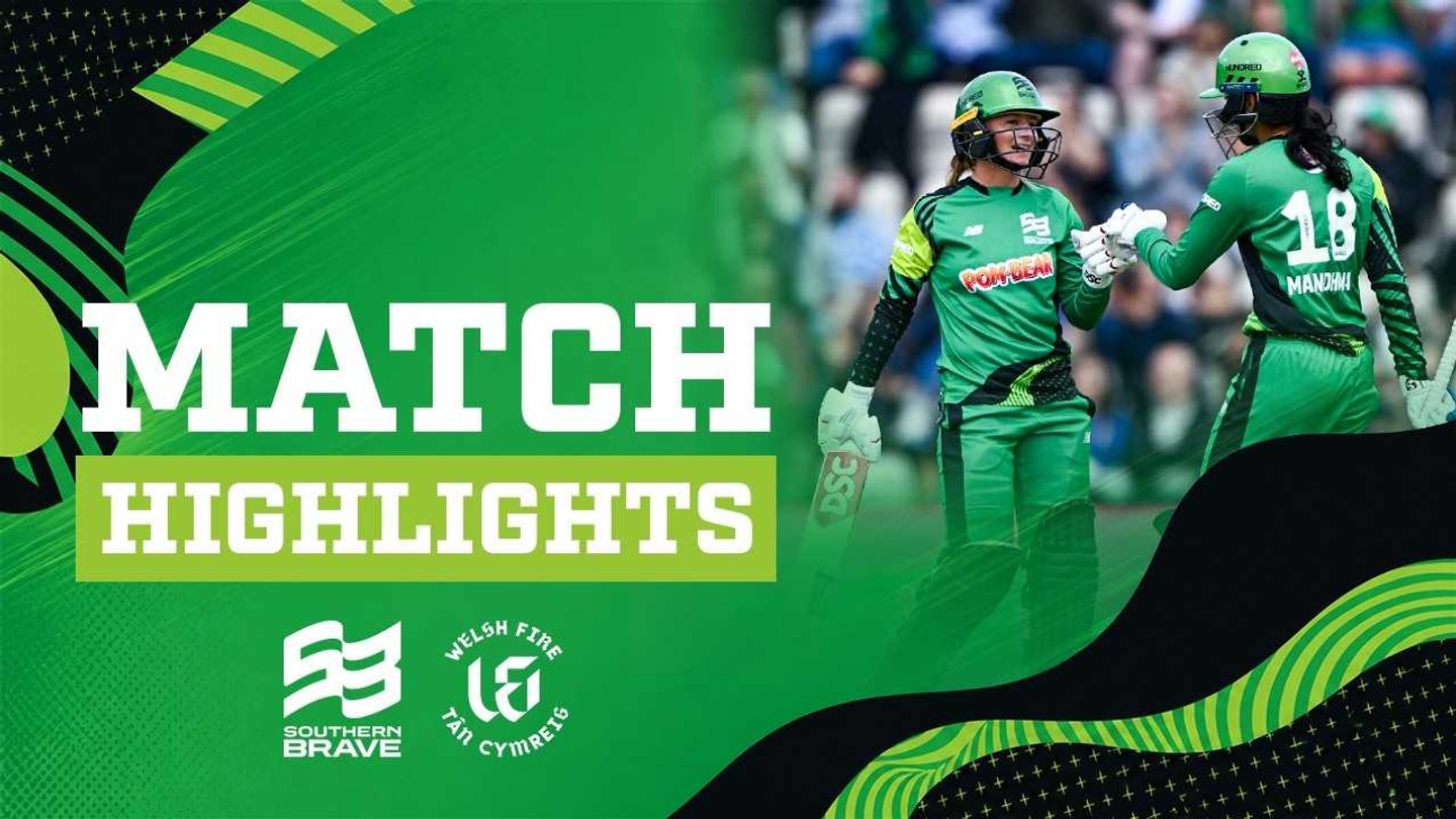 Mandhana & Wyatt Lit Up a Final-Set Thriller🔥 | Southern Brave vs Welsh Fire (2023) Highlights